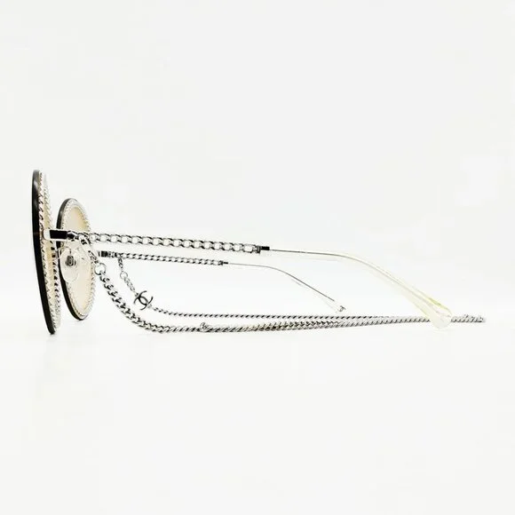 Chanel Sunglasses Women's Silver 479-050425